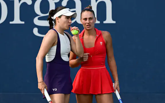 Костюк и Русе уверенно стартовали в парном разряде US Open-2026