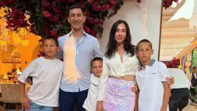 Тарас Степаненко з родиною