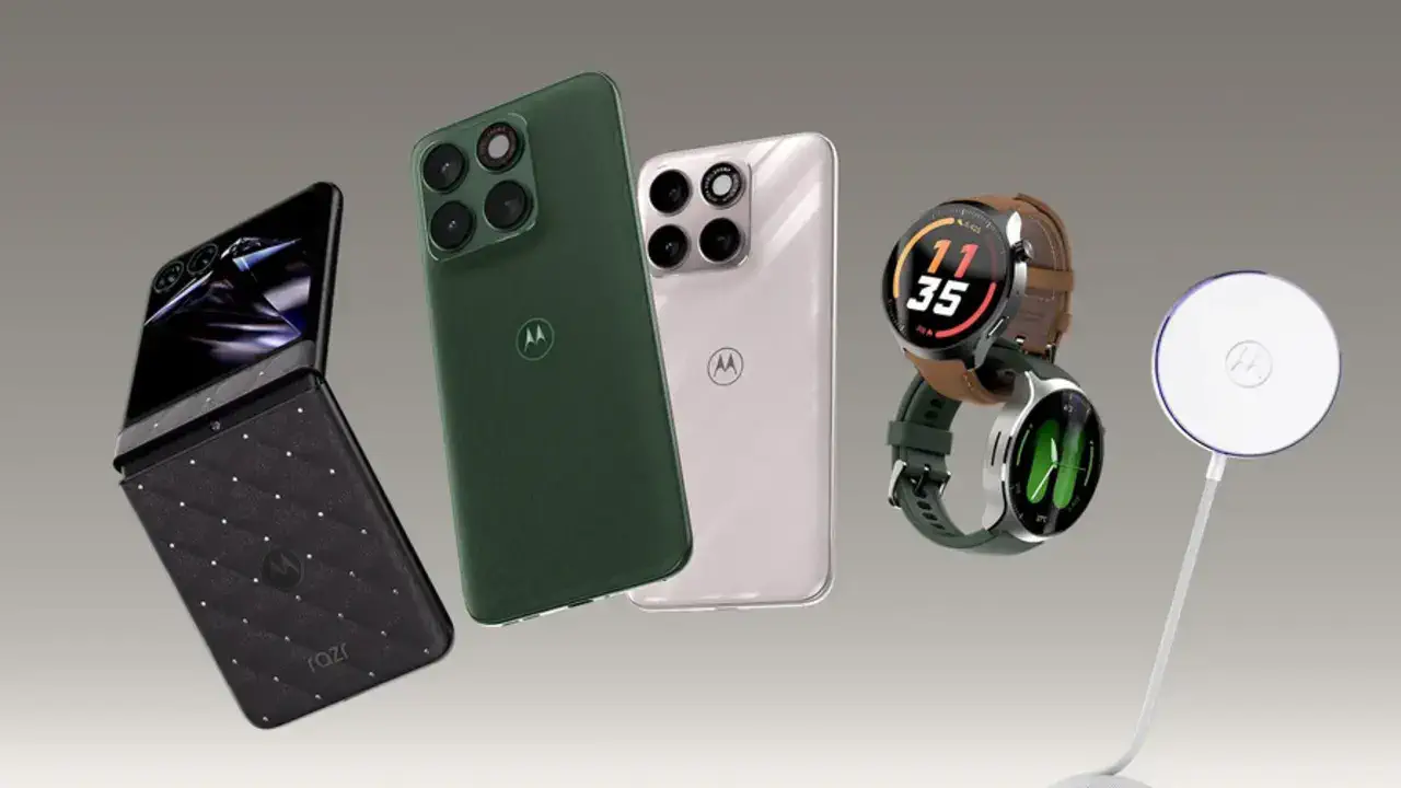 Motorola Edge 70 Plus, Watch Ultra, Razr 70 Swarovski и зарядка Snap