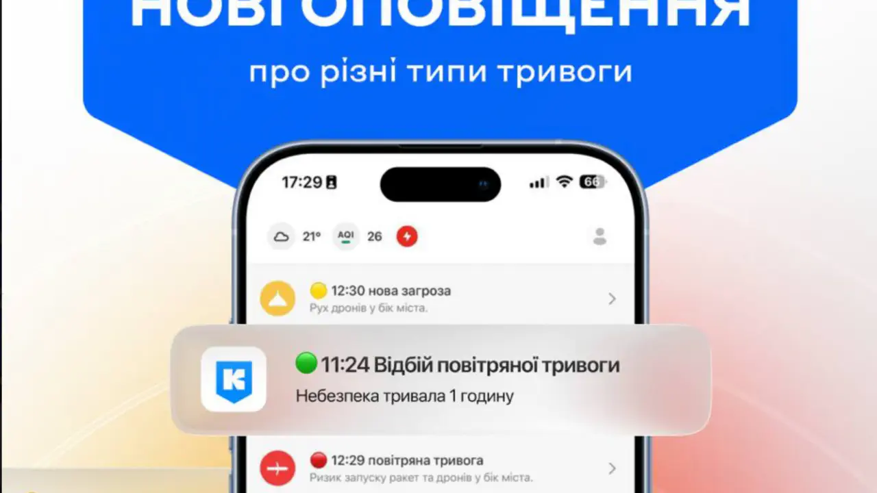 Не ігноруйте колір тривоги: українців по-новому попереджатимуть про небезпеку