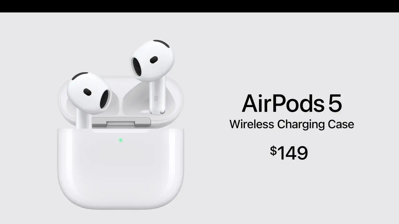 Новые AirPods 5 получили ИИ и функцию перевода разговоров в режиме реального времени