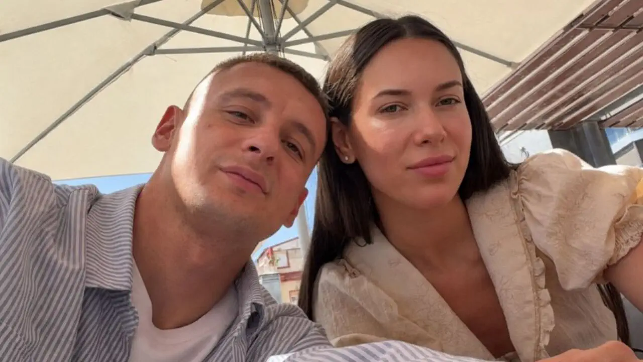 Владислав Кабаев с женой