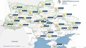 погода на київ та область 20 вересня 2026 року 