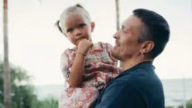 Олександр Усик з донькою