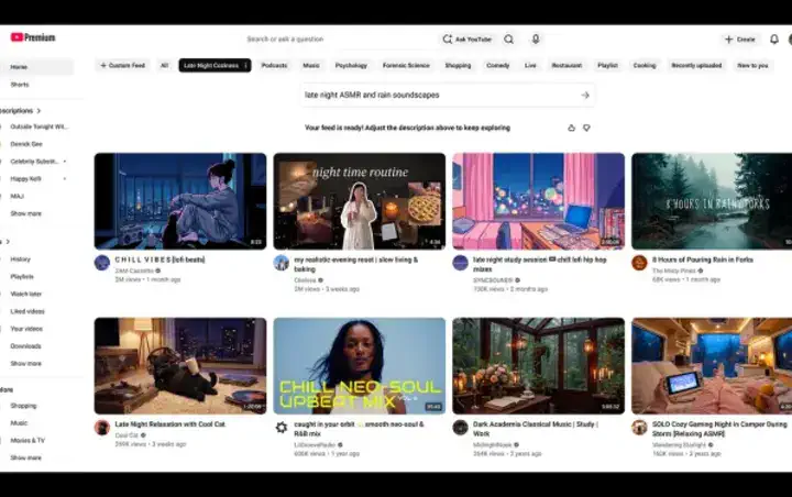 оновлення YouTube рекомендації 