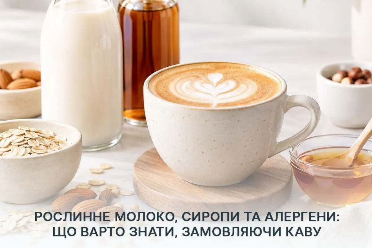 Кава в кав’ярні може містити алергени: уточніть це перед покупкою