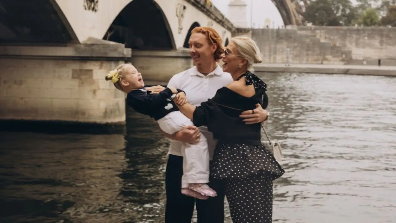 Юхим Конопля з родиною