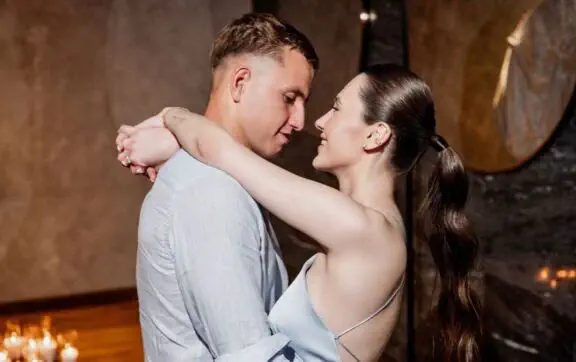 Ілля Крупський з коханою