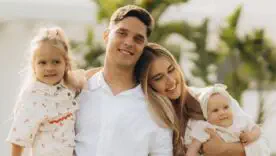 Георгий Судаков с семьёй