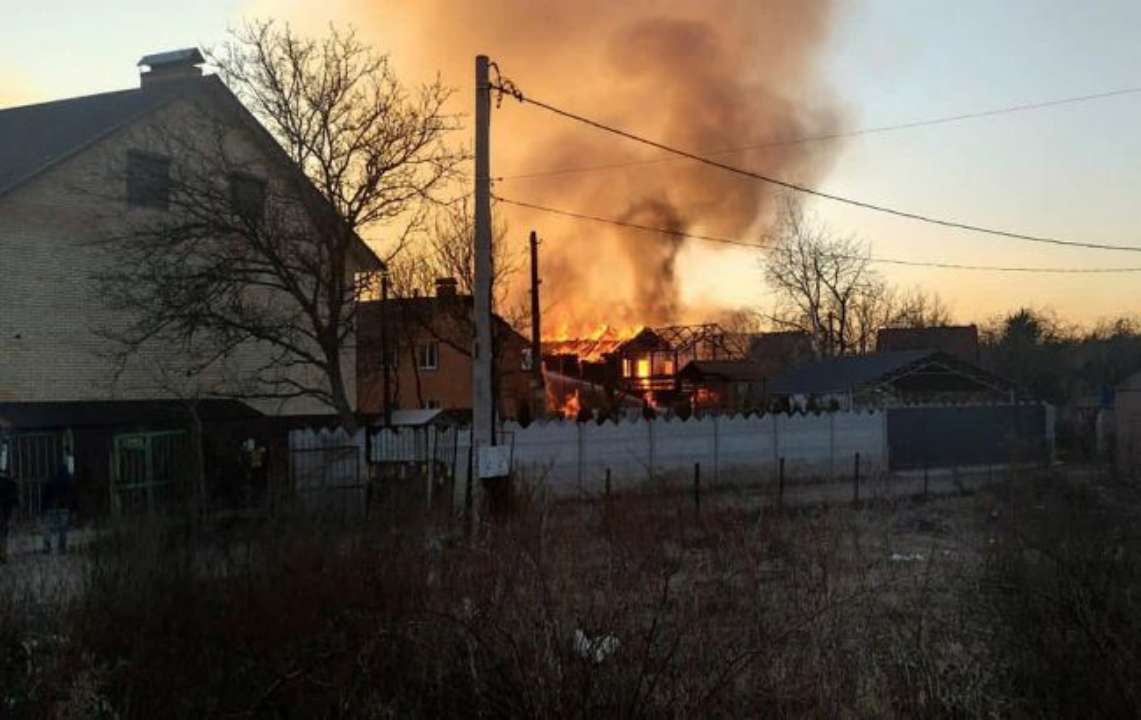 Оккупанты снова обстреляли Киев/Фото: Facebook Дома