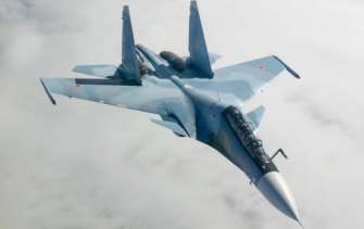 В ГУР показали уничтожение российского самолета Су-30СМ/Фото: Wikipedia В ГУР показали уничтожение российского самолета Су-30СМ/Фото: Wikipedia