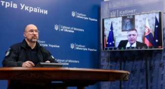 Шмигаль провів першу розмову з прем’єр-міністром Словаччини Робертом Фіцо/Фото: Денис Шмигаль Шмигаль та Фіцо окреслили три пріоритетні напрямки двосторонньої співпраці
