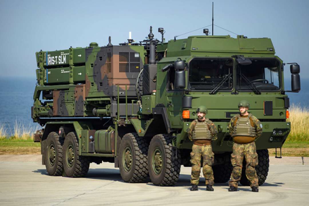Германия передала Украине еще одну огневую установку зенитной ракетной системы IRIS-T SLM