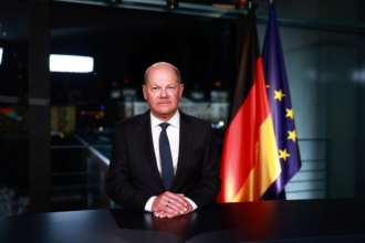Шольц пообіцяв зброю для України на €7 млрд у 2024 році/Фото: Getty Images Шольц пообіцяв зброю для України на €7 млрд у 2024 році/Фото: Getty Images