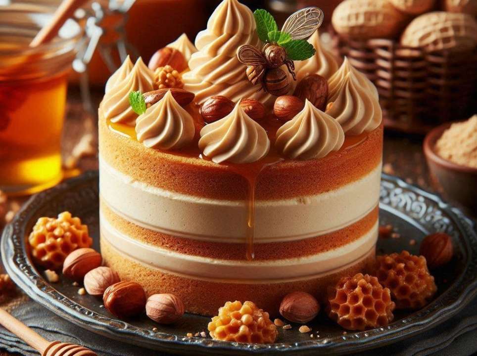 Нежный домашний медовик с ореховым кремом: рецепт, который подарит вкус детства