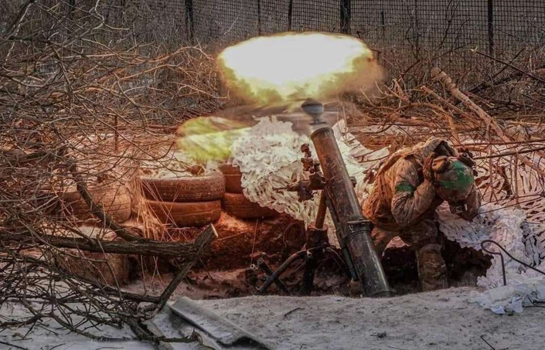 Украинский минометчик