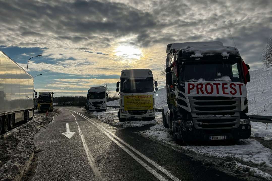К протесту польских перевозчиков присоединятся фермеры/Фото: Getty Images