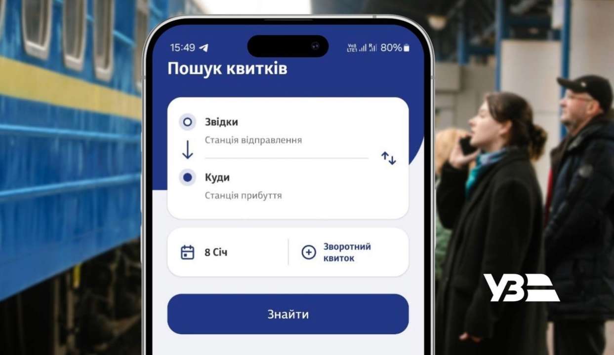 В УЗ опублікували статистику щодо купівлі квитків у застосунку