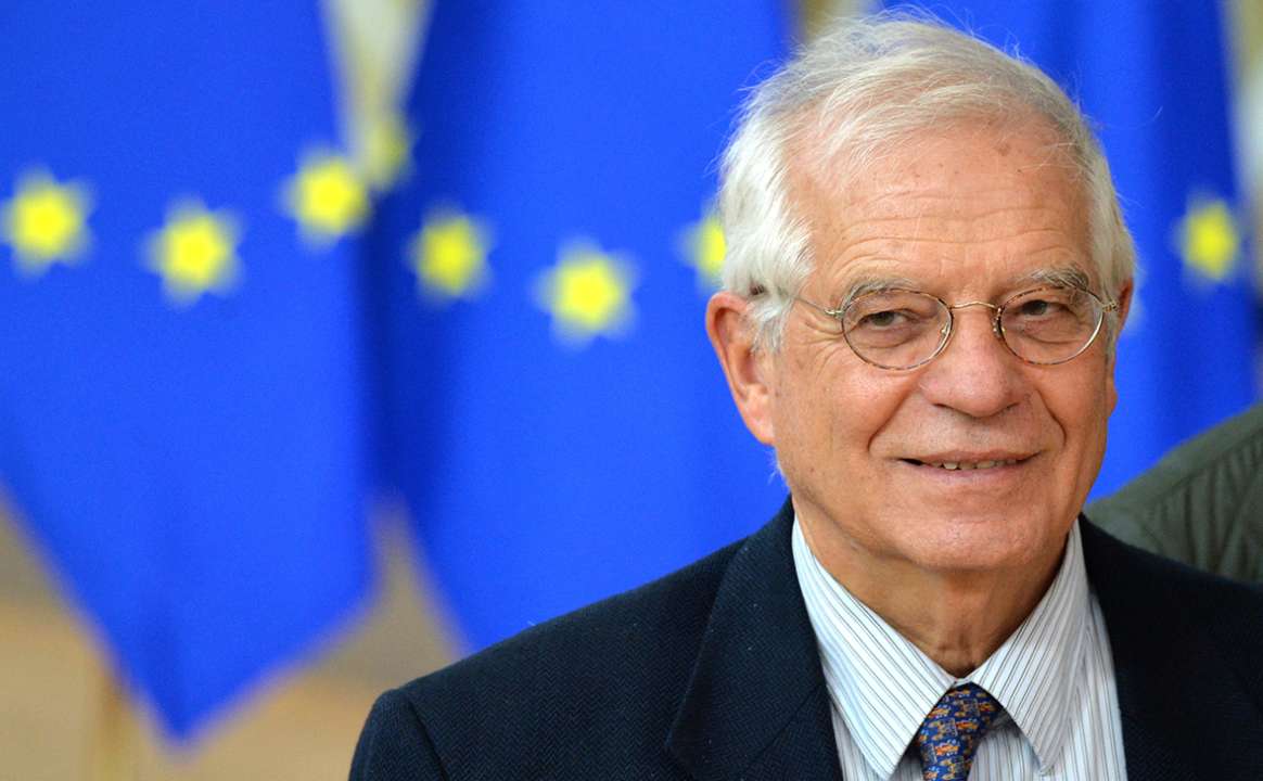 Жозеп Боррель заявил, что Украина должна всегда присутствовать за столом переговоров. Фото: РБК Жозеп Боррель об Украине