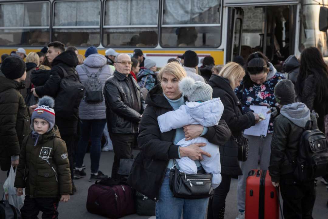 Голова Харківської ОВА оголосив про примусову евакуацію сімей з дітьми з двох громад/Фото: Getty Images