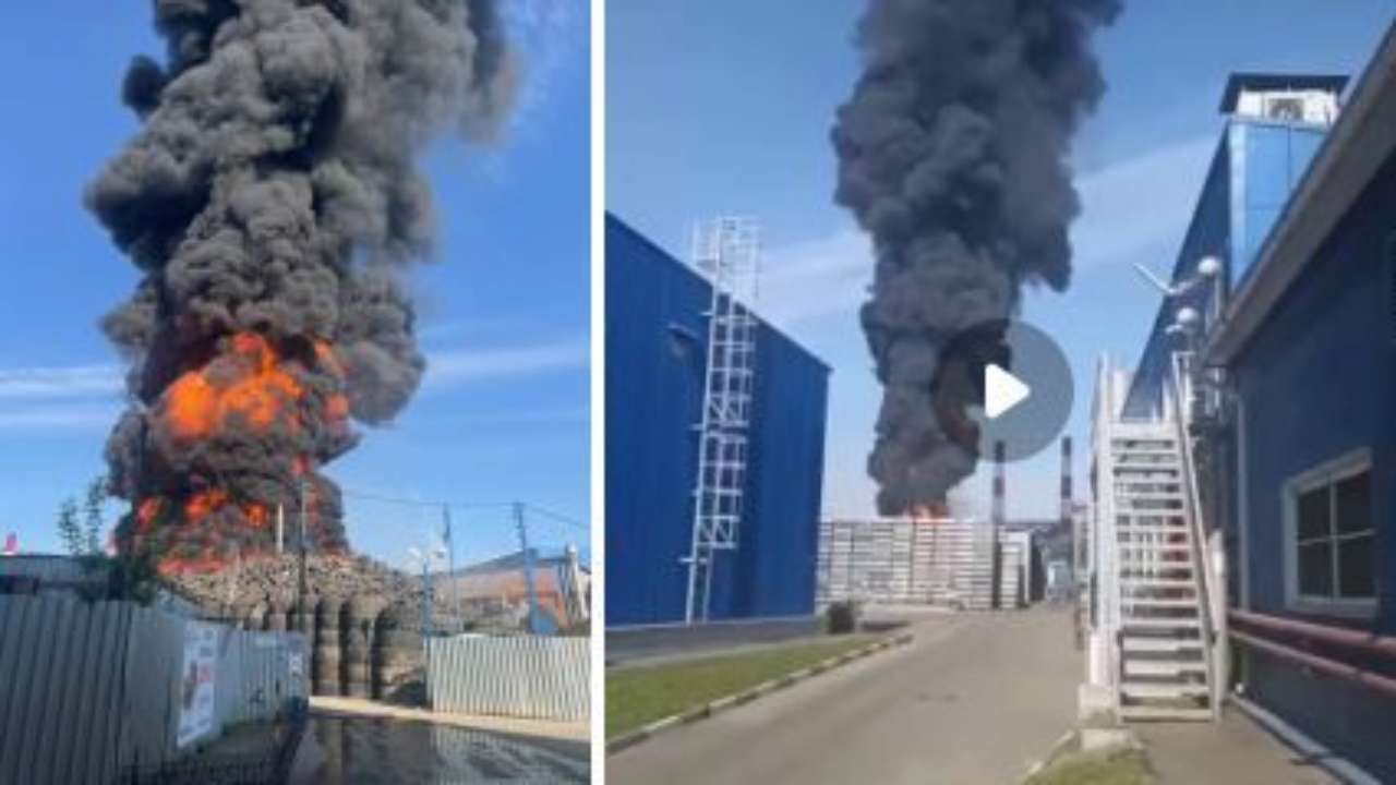 Большой пожар под москвой Большой пожар под москвой