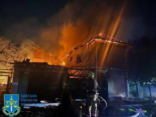 Обстріли Одеської області. Фото: Офіс Генпрокурора атака на одесу