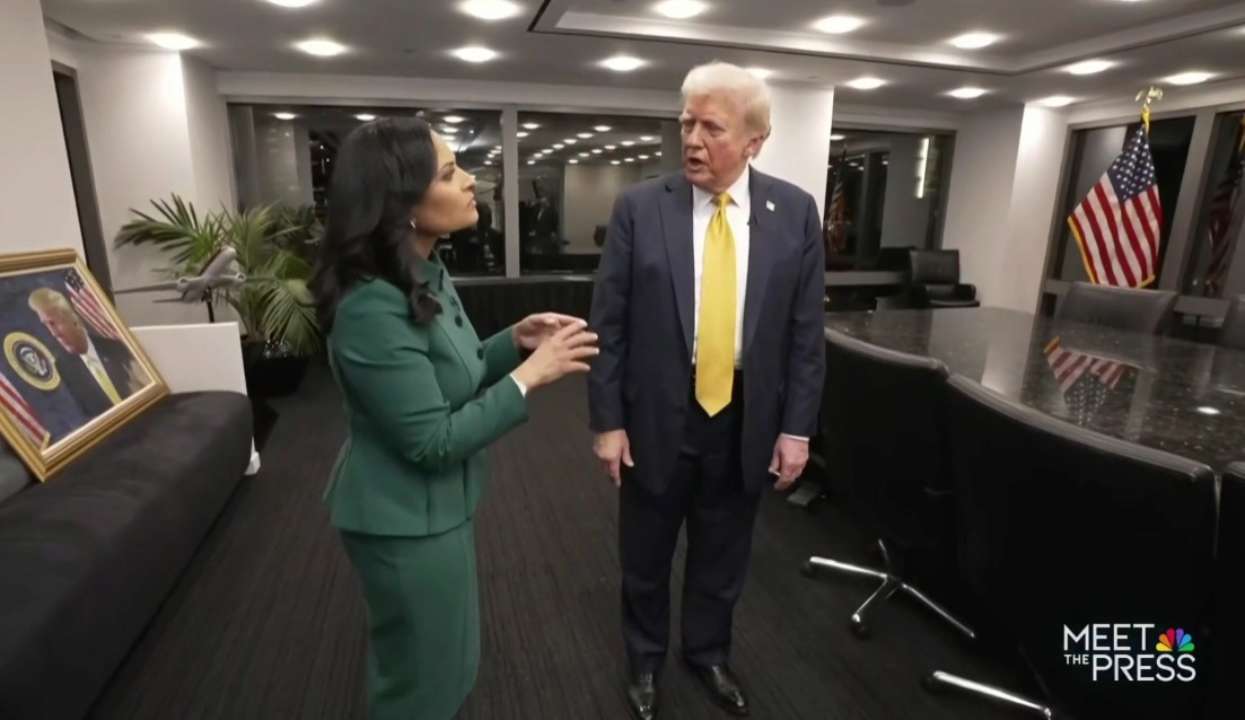 Интервью Трампа/Фото: nbc Интервью Трампа