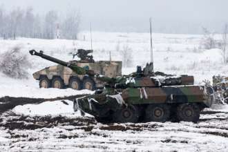 В Украину уже прибыли французские колесные танки AMX-10 RC/Фото: Joern Haufe/Getty Images Французские колесные танки AMX-10 RC уже в Украине: как они помогут ВСУ