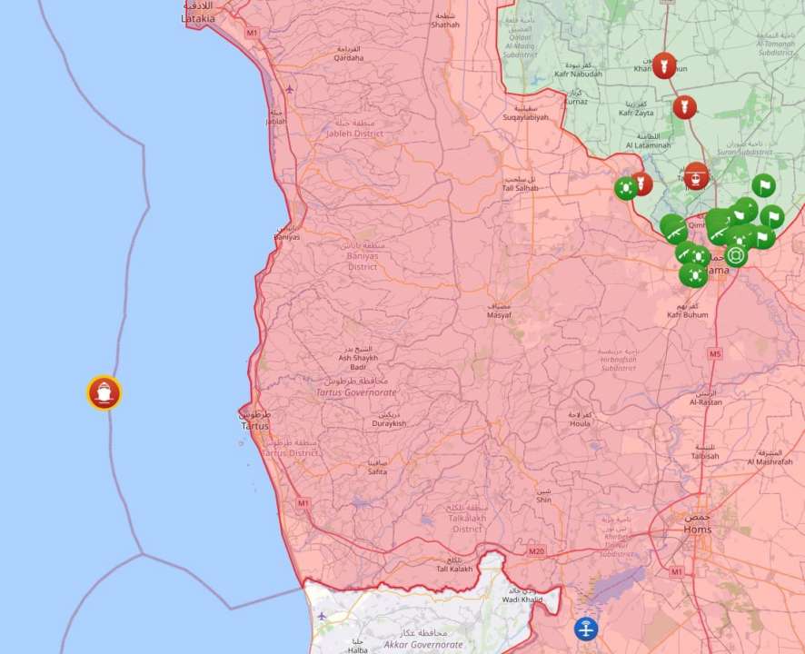 Фото: ТГ-канал InformNapalm Спутники зафиксировали перемещение российских кораблей в Сирии
