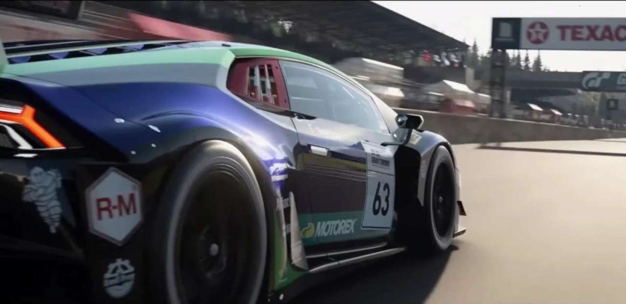 Sony випустила новий трейлер фільму Gran Turismo/Кадр з трейлера "Gran Turismo", 2023/Sony Pictures Гоночний автомобіль на старті