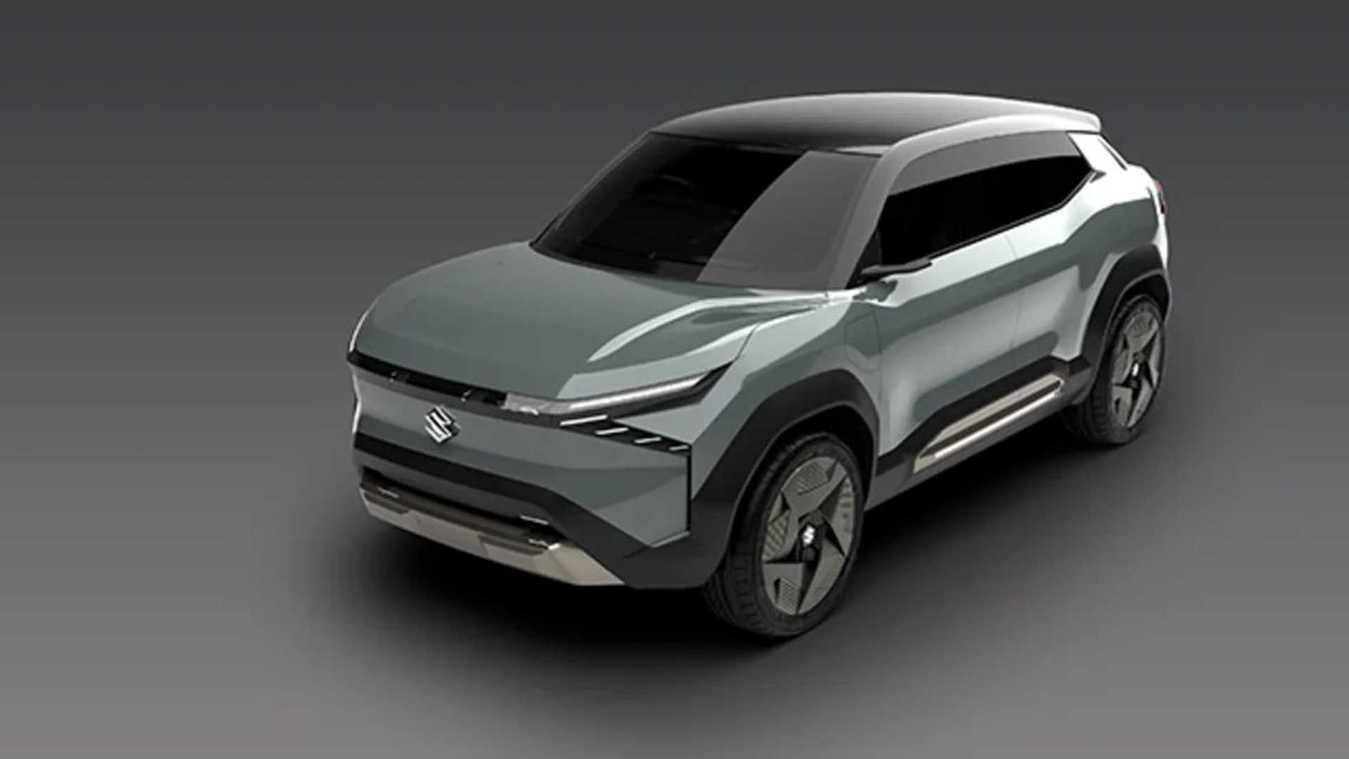 Концепт Suzuki eVX В Сети появились шпионские фото первого электромобиля от Suzuki
