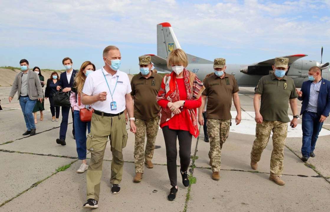 Генсек ОБСЄ відвідала Донбас