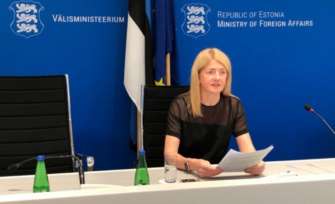 У МЗС Естонії пообіцяли допомогти Україні відбудувати Житомирську область. Фото: twitter.com/eliimets Естонія допоможе Україні