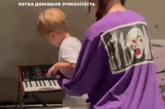 Скріншот зі сторіс Міши Кацуріна/Фото: Instagram Надя Дорофеєва грається з сином Міші Кацуріна