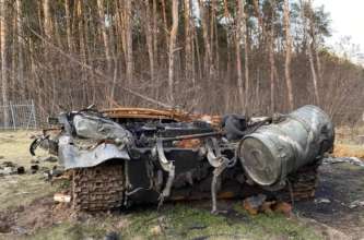 В Генштабе ВСУ назвали общие потери российских оккупантов/Фото: Генштаб ВСУ Танк