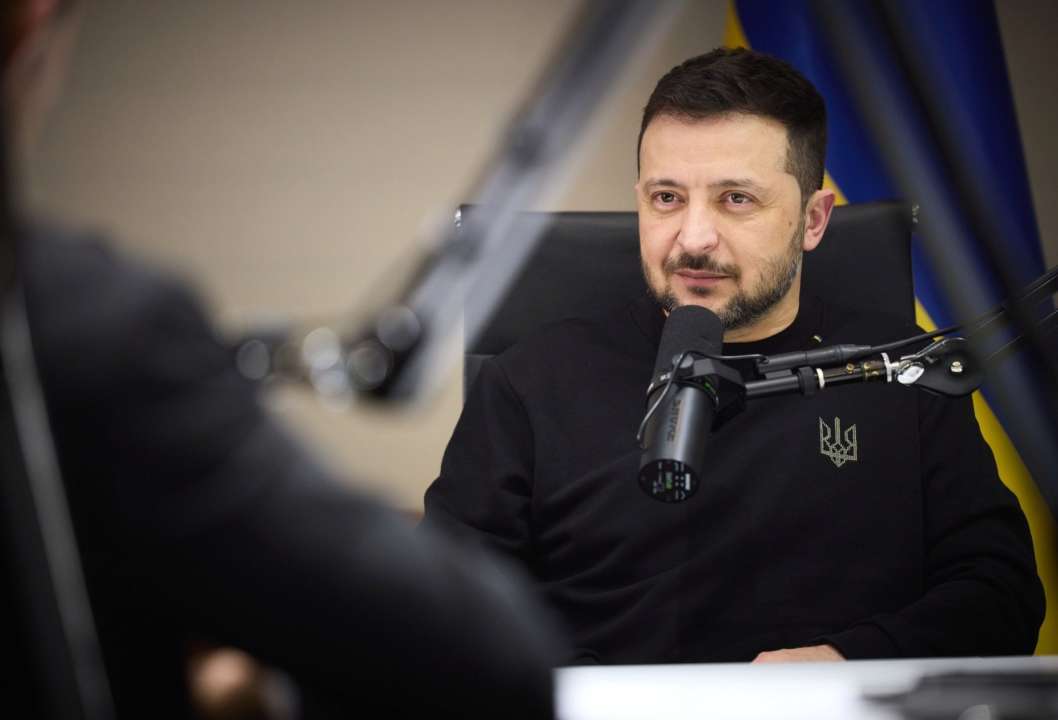 Интервью Зеленского с Лексом Фридманом. Фото: Владимир Зеленский зеленский фридман