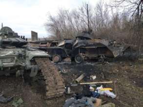 На Донбассе ВСУ активно уничтожает оккупантов/Фото: штаб ООС военная техника