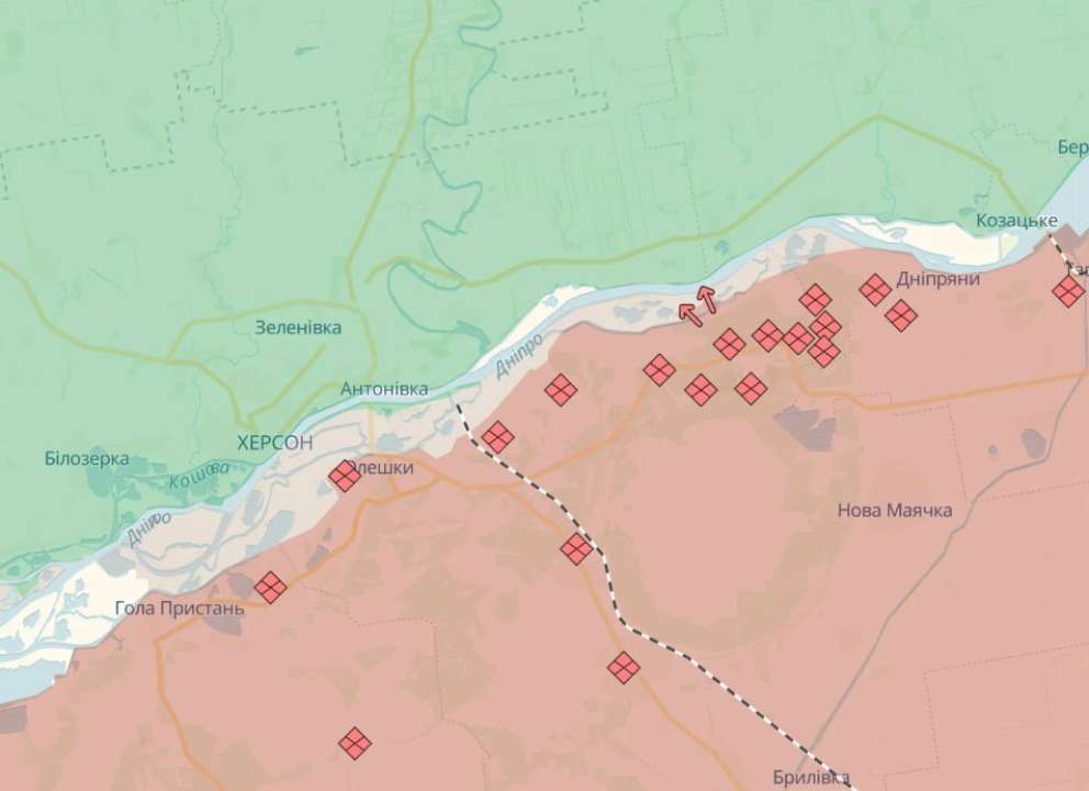 росіяни значно активізували наступи на лівому березі Херсонської області — ОСУВ "Таврія"