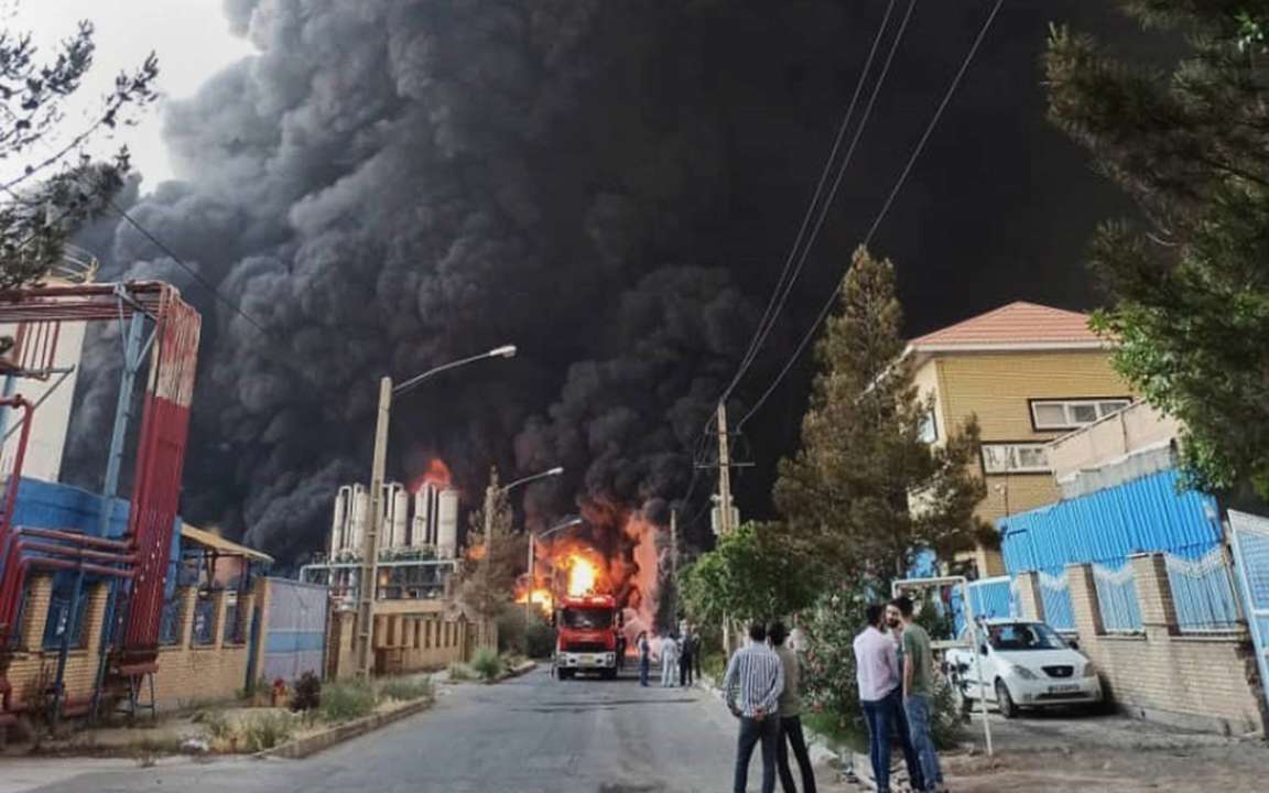 Фото: TASNIM NEWS AGENCY / Автор-невідомий В Ірані прогримів вибух на хімзаводі