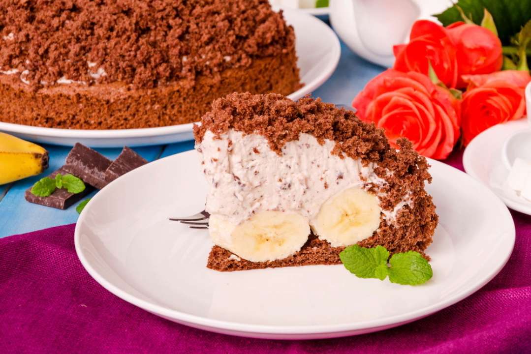 Смачний рецепт сирно-бананового торта. Фото: pinterest.com Рецепт торта з бананами