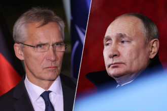 Глава НАТО назвал цель путина в Украине / Фото: Getty Images Столтенберг и Путин