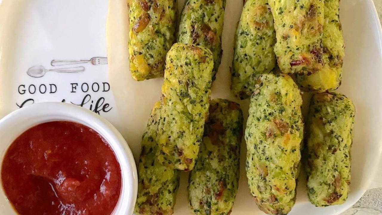 Картофельные палочки из брокколи: дети чуть не съедят с пальцами