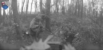 Украинские военные уничтожили 14 россиян в курской области. Скриншот видео курская область