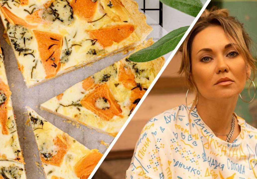 Французький кіш із печерицями та індичкою: рецепт від акторки Анни Саліванчук