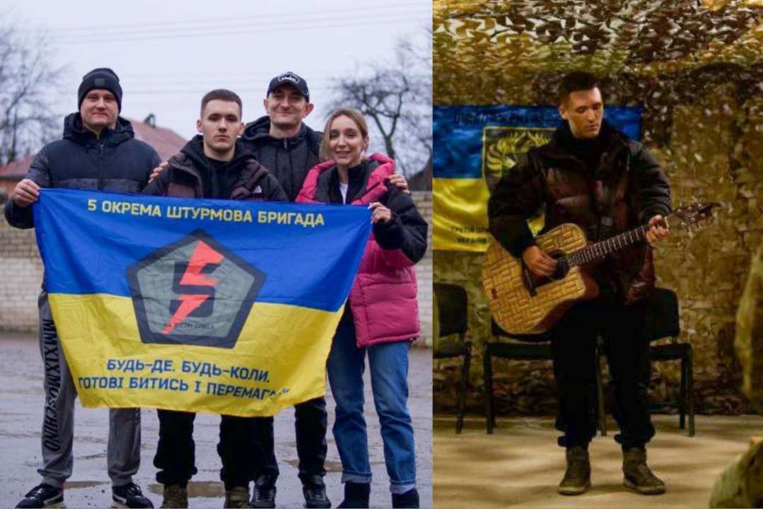 YAKTAK дал концерт воинам ВСУ / Коллаж: МЕТА 18-летний певец YAKTAK дал концерт воинам ВСУ в прифронтовой зоне