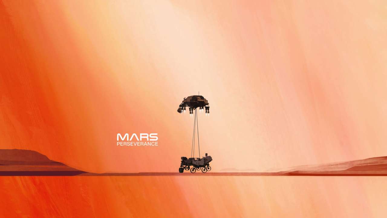 Изображение: NASA Марсоход Perseverance сегодня приземлится на Красную планету