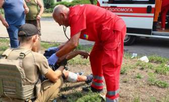 Покровськ Донецької області потрапив під обстріл окупантів/Фото: Нацполіція Покровськ Донецької області потрапив під обстріл окупантів