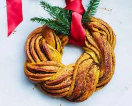 Рецепт рождественской выпечки/Фото: Pinterest Гуцульская выпечка: готовим праздничный украинский колач