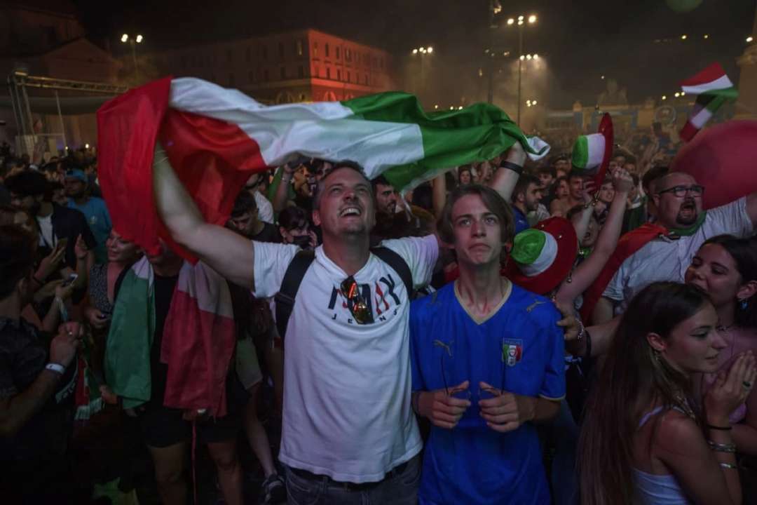 Фото: Getty Images/Автор - Antonio Masiello В Милане во время празднования победы сборной Италии на Евро пострадали 15 человек