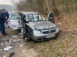 pol.kyivregion/ Ожеледиця всьому виною. У Київській області одразу чотири машини у різний час злетіли у кювет. Фото